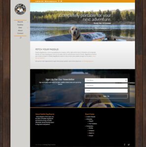Paddle Dog Boards Website